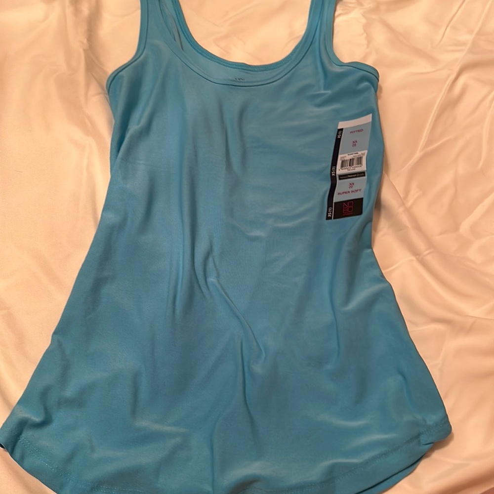 Blue tank
